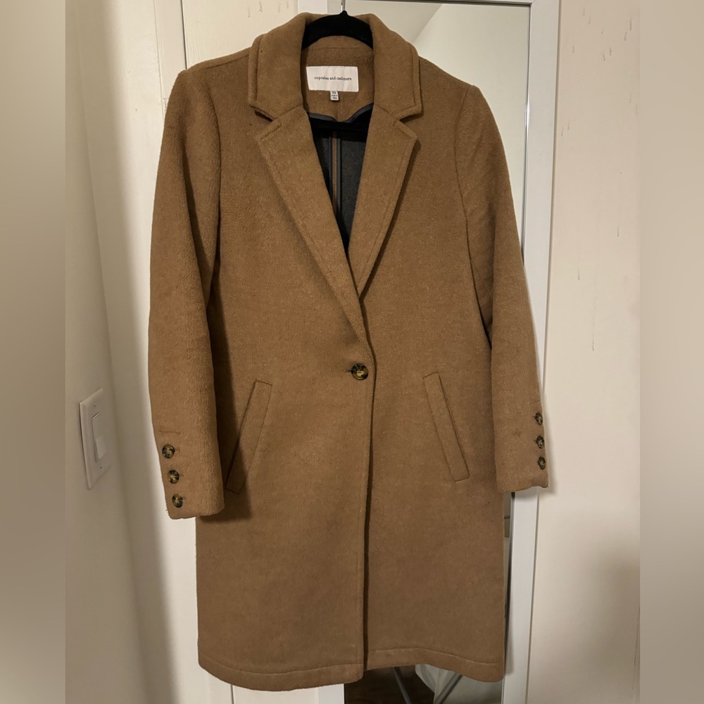 Cupcakes & Cashmere Camel Coat